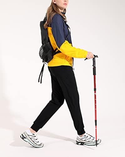 กางเกงเดินป่า Ododos สำหรับผู้หญิงทนน้ำได้อย่างรวดเร็ว Dry Outdoor Athletic Athletic Jogger Pants