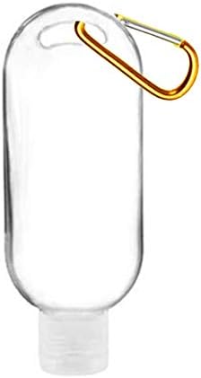แก้วจำนวนมาก Flip Flip reakproof การเดินทางพวงกุญแจว่างเปล่าฝาปิดฝาพลาสติกขวดขวดทำความสะอาดเครื่องใช้ในชุดแก้วกาแฟสีขาวชุด