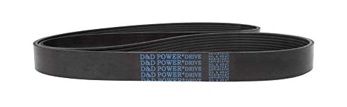 D&D PowerDrive 240J5 Poly V Belt, 5 Band, ยาง