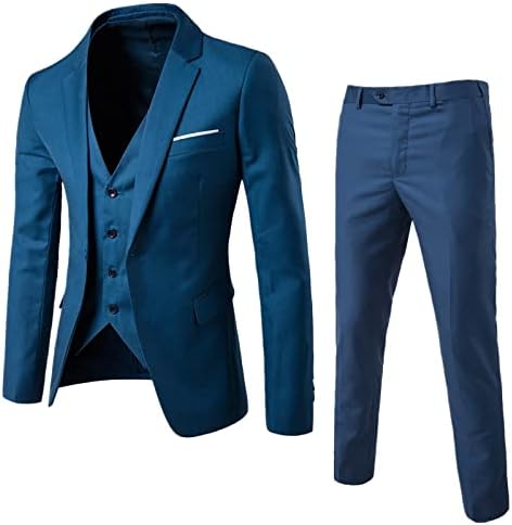 เสื้อเชิ้ตชุดผู้ชายชุดผู้ชาย Slim 3 Piece Business Business งานแต่งงานแจ็คเก็ตเสื้อแจ็คเก็ตและกางเกงเสื้อโค้ท